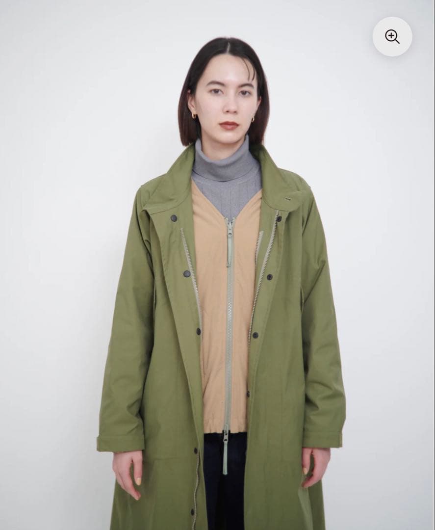 美品　lelill レリル　2025年新作　4WAY バックタックモッズコート