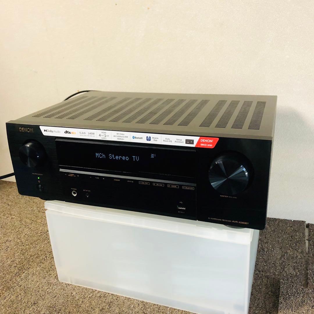 E85美品✨DENON AVサラウンドレシーバー AVアンプ 取説 リモコン付き