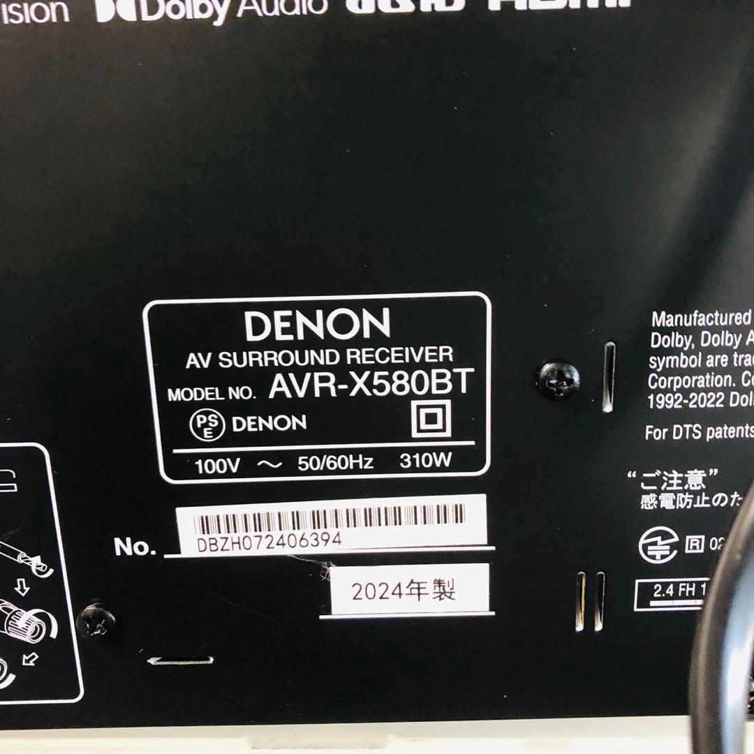 E85美品✨DENON AVサラウンドレシーバー AVアンプ 取説 リモコン付き