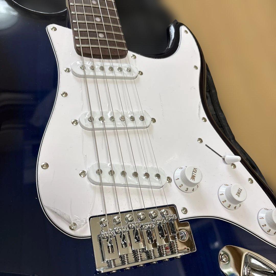 フォトジェニック エレキギター 初心者入門ライトセット ST-180/BLS