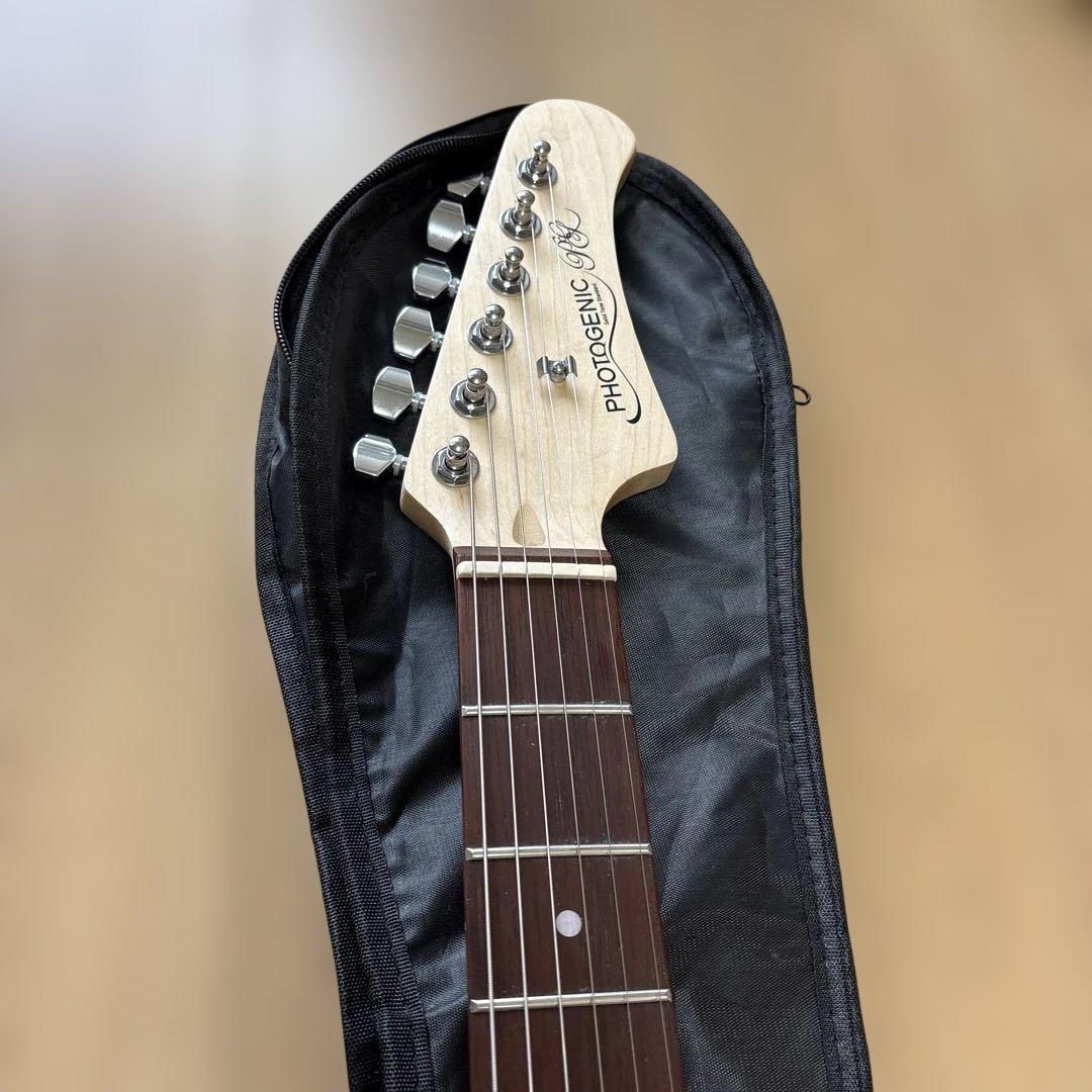 フォトジェニック エレキギター 初心者入門ライトセット ST-180/BLS