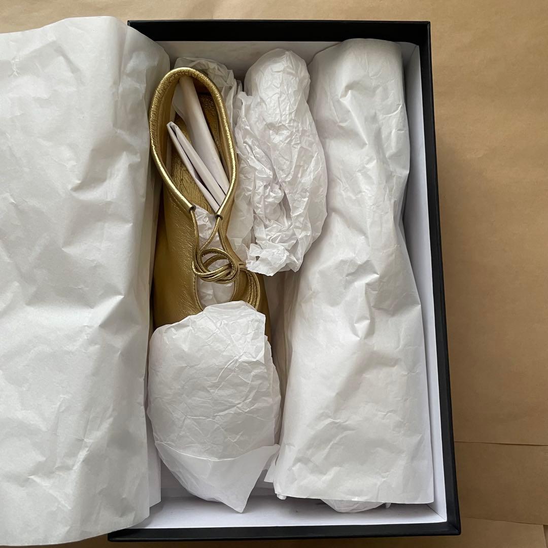 【新品・未使用】MARTINIANO Bootie Gold 36 23cm