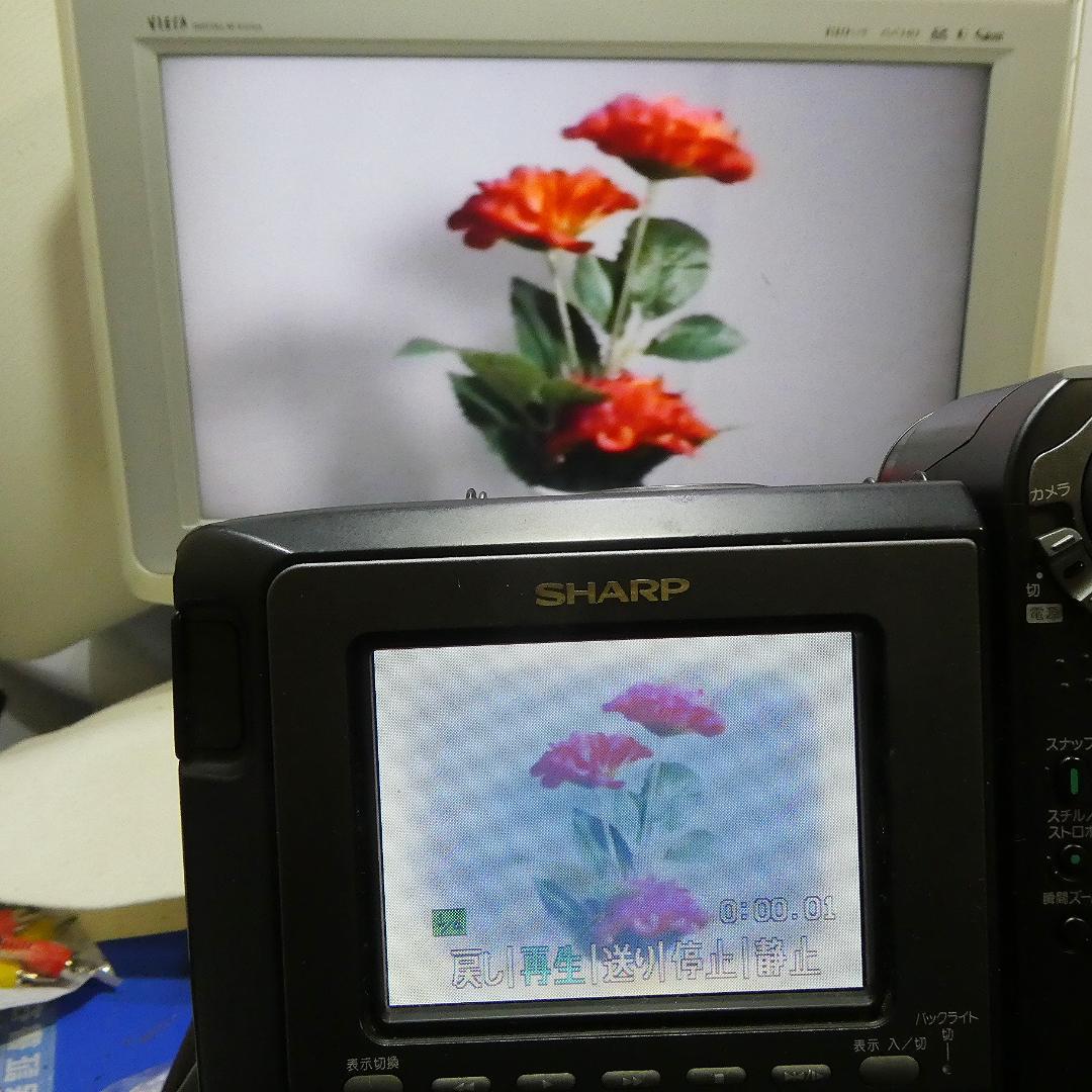 シャープ VL-HL50 動作良好　VideoHi8 ビデオカメラDVD化に最適