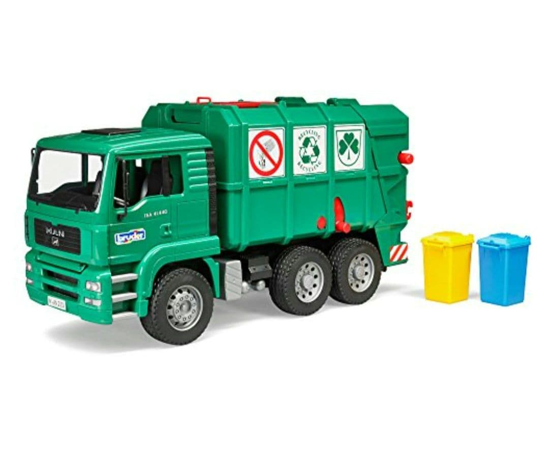 【美品】bruder MAN TGA ゴミ収集車