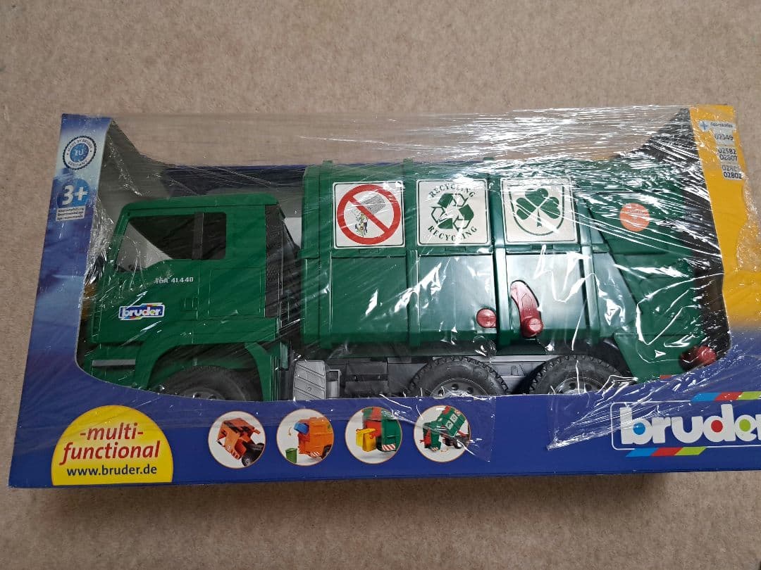 【美品】bruder MAN TGA ゴミ収集車