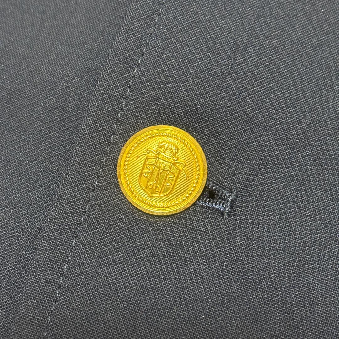 J.PRESS テーラードジャケット 金ボタン ワッペン L パイピング 紺