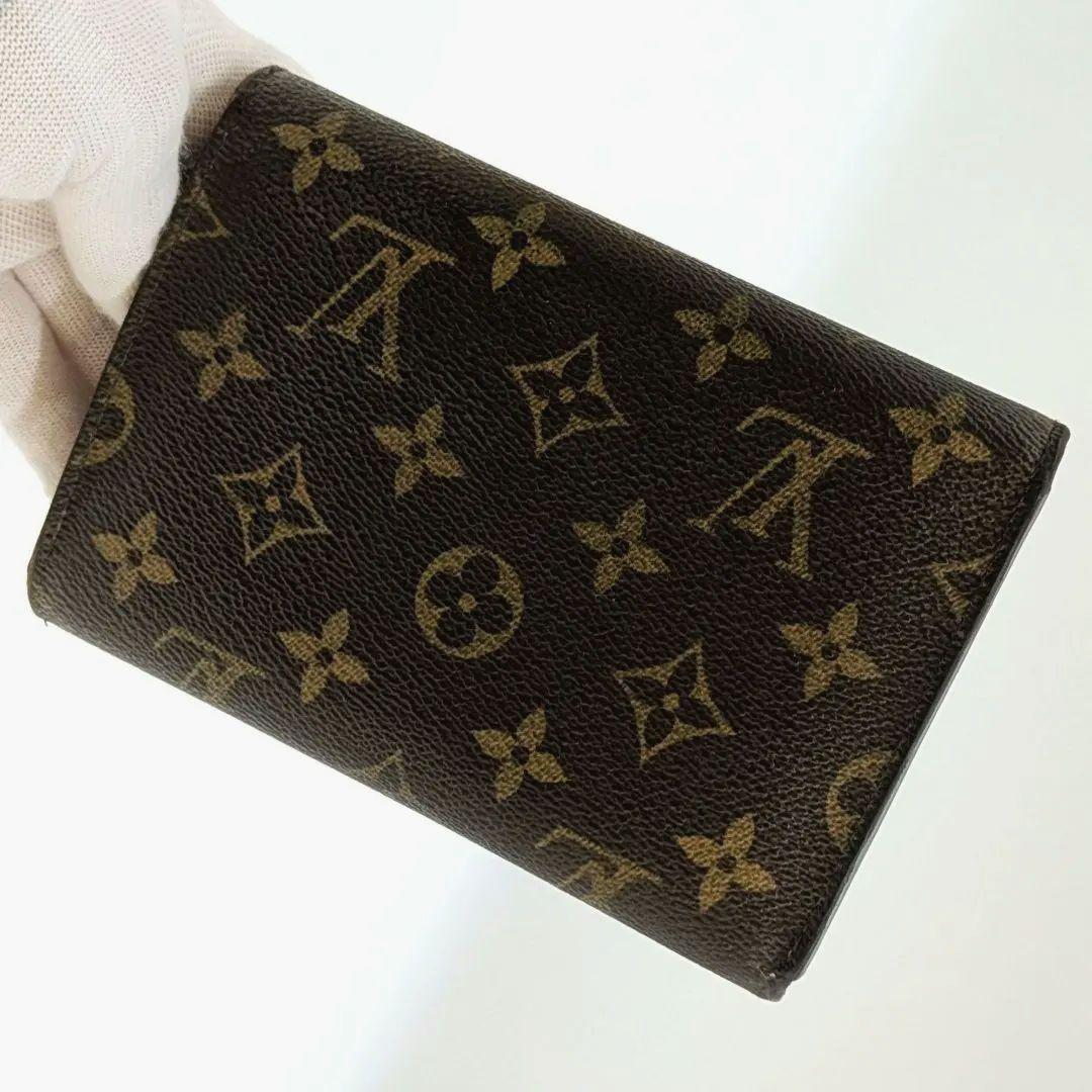 ルイヴィトン モノグラム エテュイ パピエ 三つ折り財布 A23