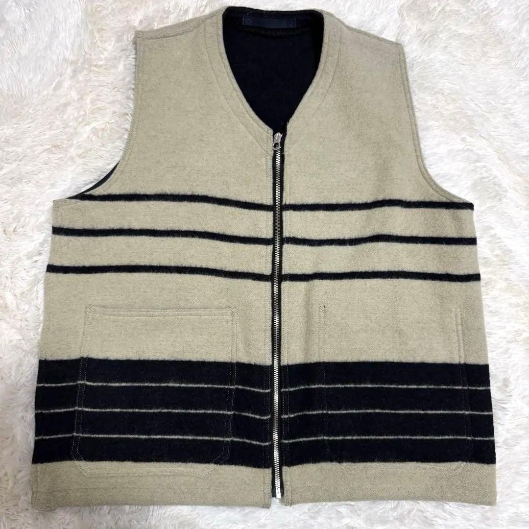 Nigel Cabourn マウンテニアブランケットベスト　リバーシブル　50