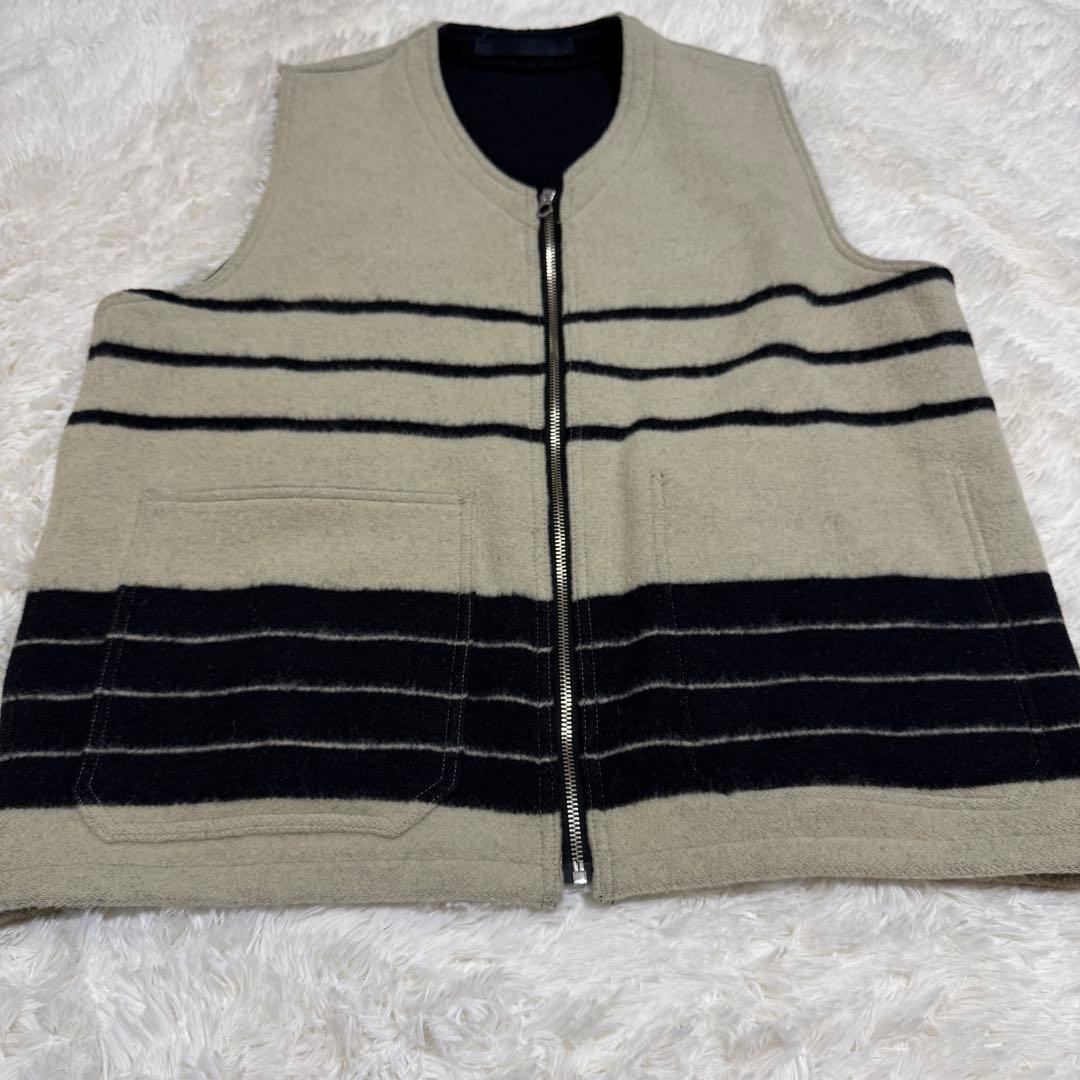 Nigel Cabourn マウンテニアブランケットベスト　リバーシブル　50