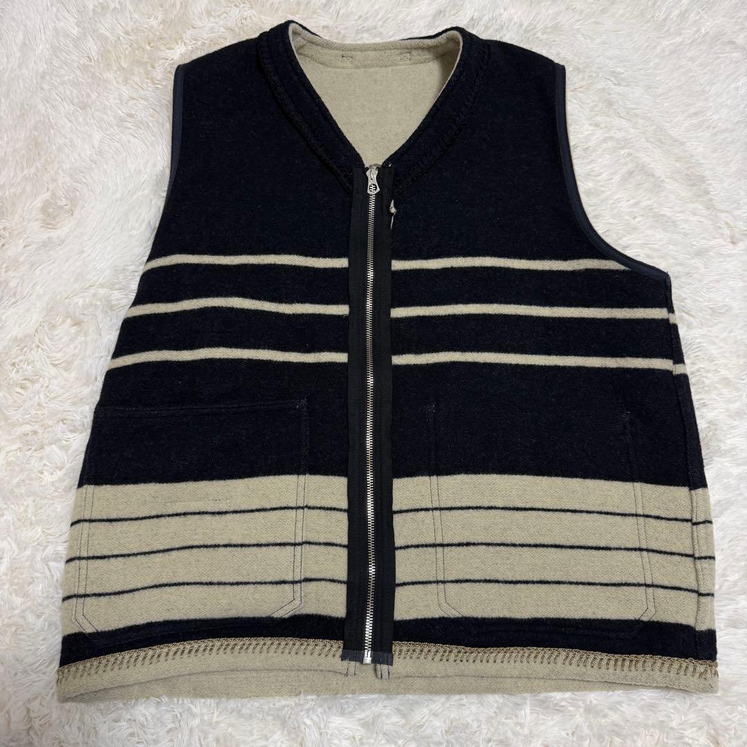 Nigel Cabourn マウンテニアブランケットベスト　リバーシブル　50