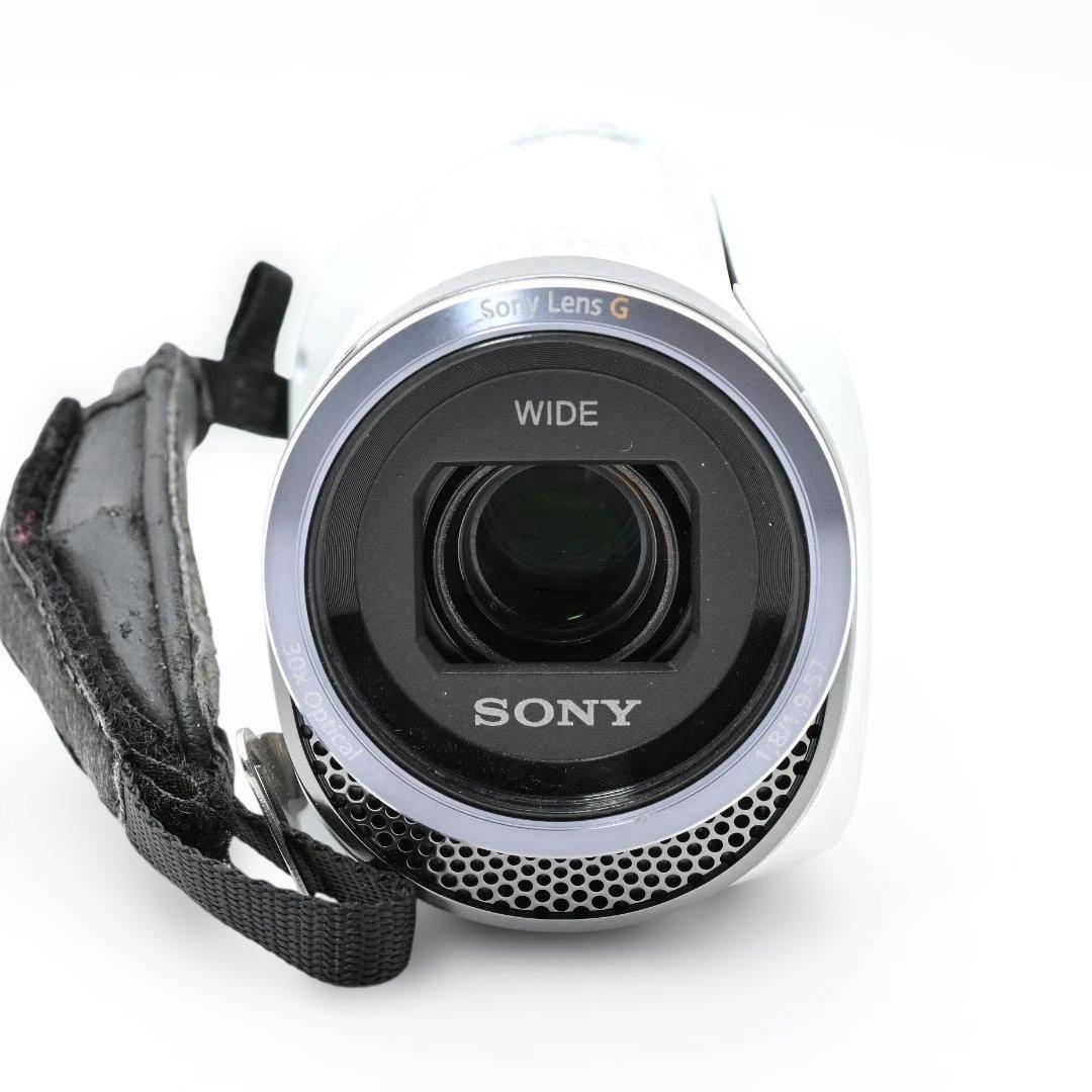 【良品】 SONY Handycam HDR-CX420/W ビデオカメラ