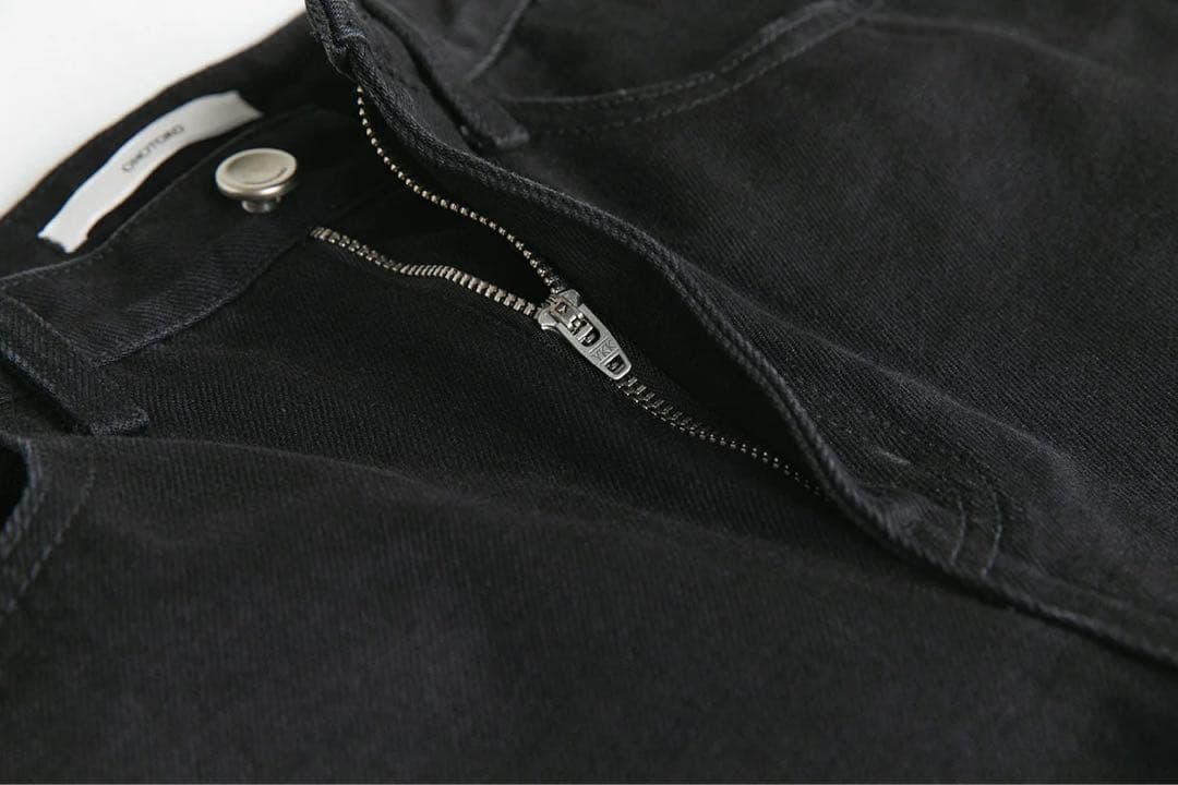 〈美品〉ohotoro / Loom Black Jeans m/long