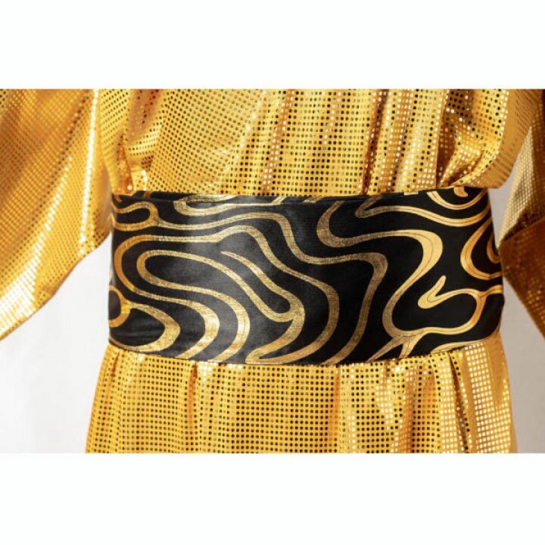 【新品♡】金色将軍　バラエティグッズ　ゴールド　着物