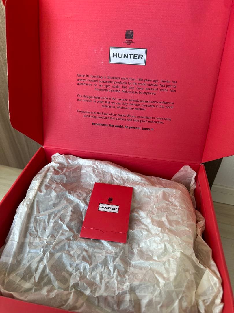 週末限定値下げ　HUNTER 限定モデル　プレイショートバックストラッププリント