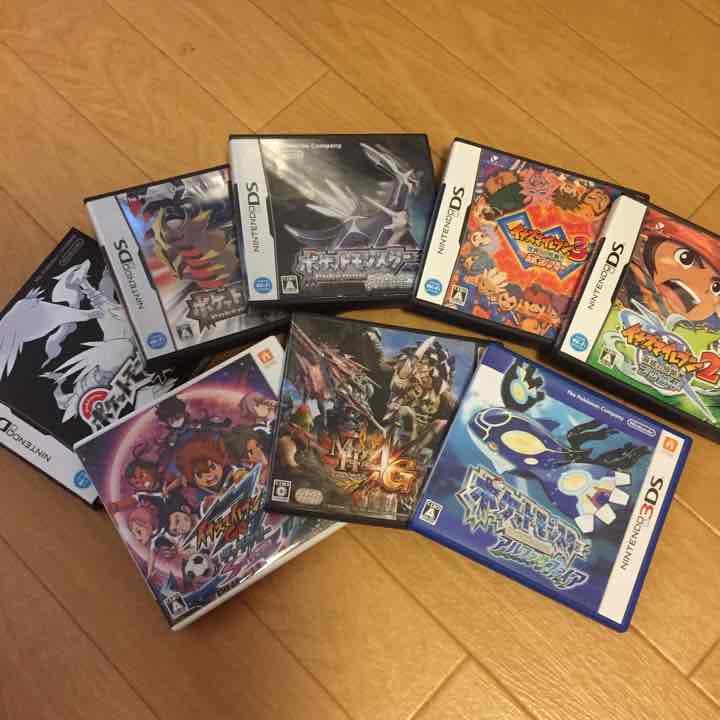 3DSとカセットのセット