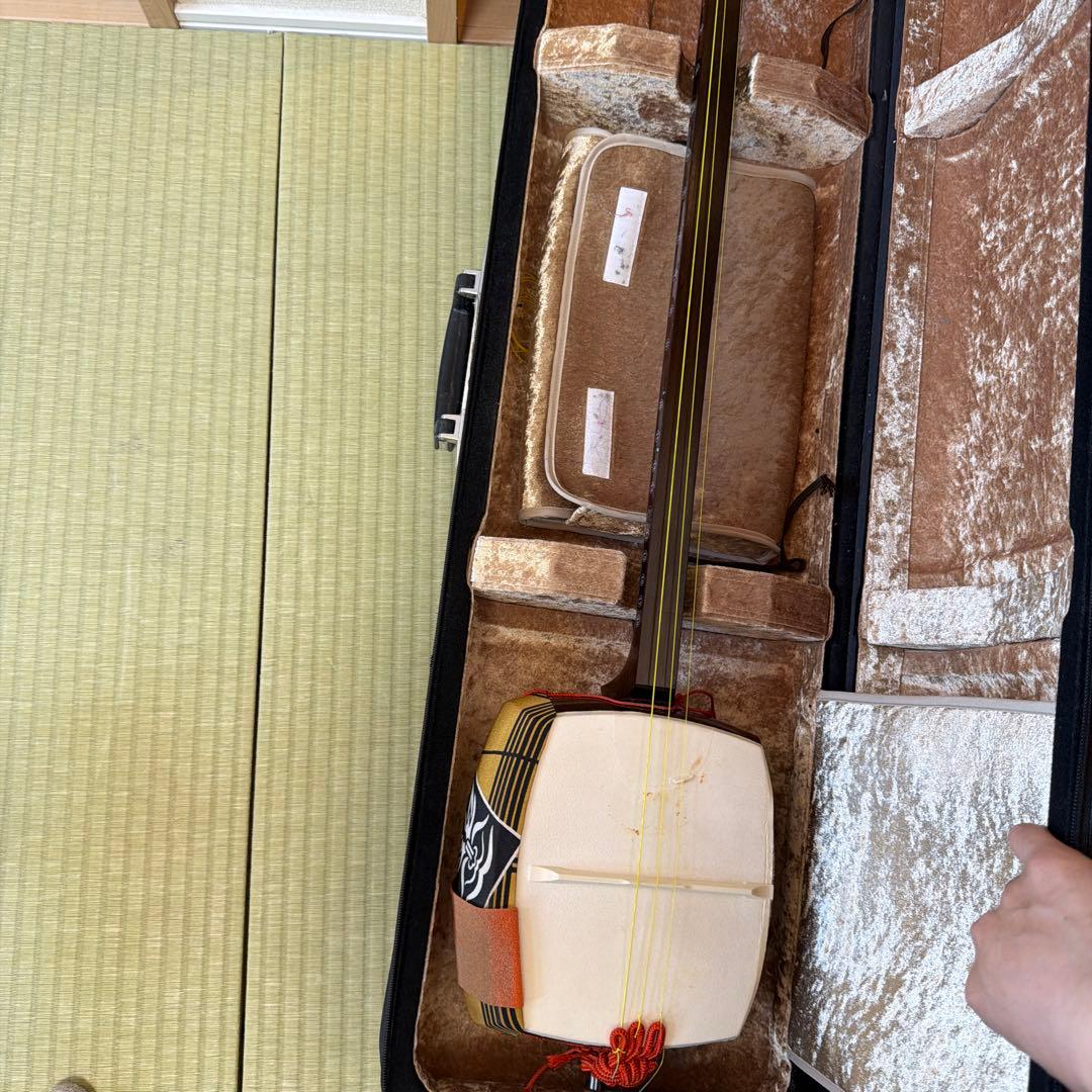 名*し様 高級 和楽器 三味線 ハードケース付き 現状品