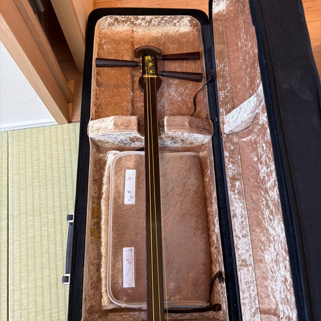 名*し様 高級 和楽器 三味線 ハードケース付き 現状品