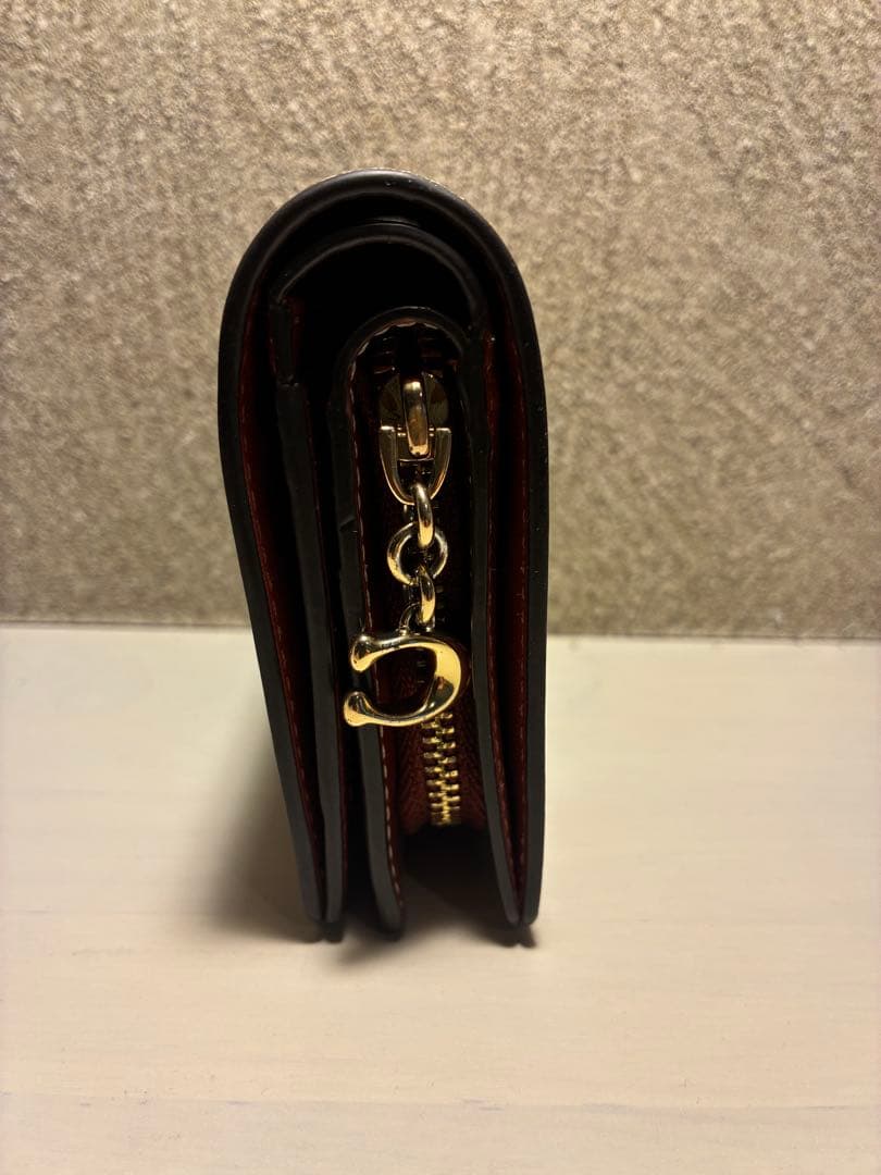 【希少】 Coach 猫二つ折り財布　ダンシング キトゥン　猫　シグネチャー