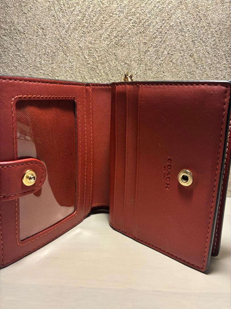 【希少】 Coach 猫二つ折り財布　ダンシング キトゥン　猫　シグネチャー