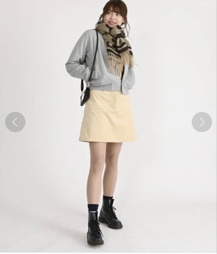 最終値下げ　超美品♡マリークワントグレーと黒のリバーシブルストール