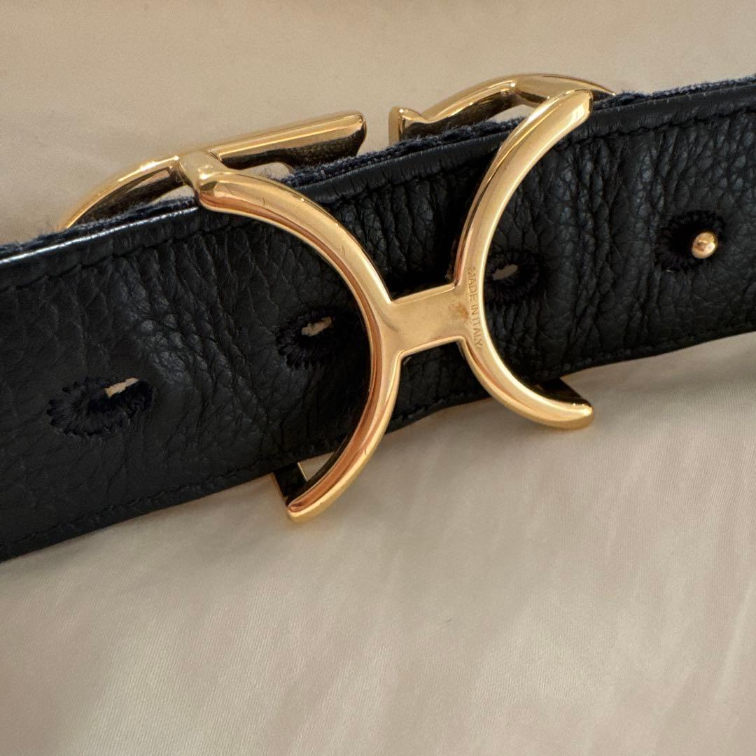 Dior CDロゴ ベルト 黒