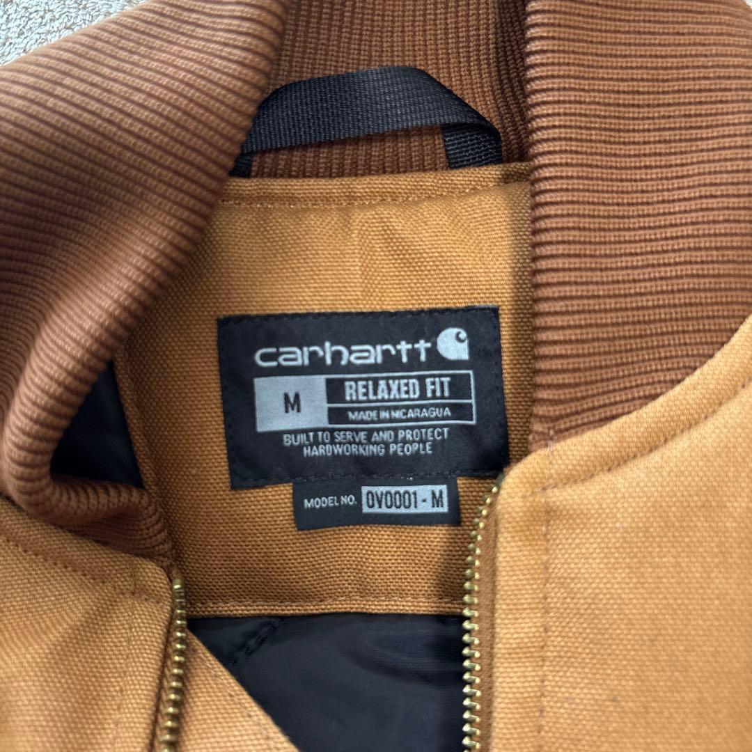 Carhartt リラックスフィット ベスト Mサイズ ブラウン