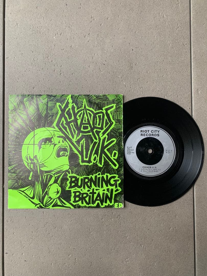 Chaos U.K. ‎– Burning Britain EP