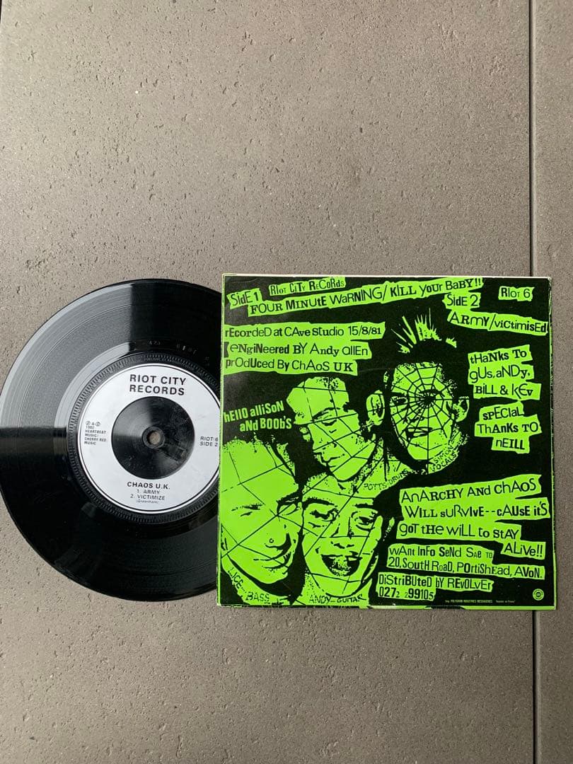 Chaos U.K. ‎– Burning Britain EP