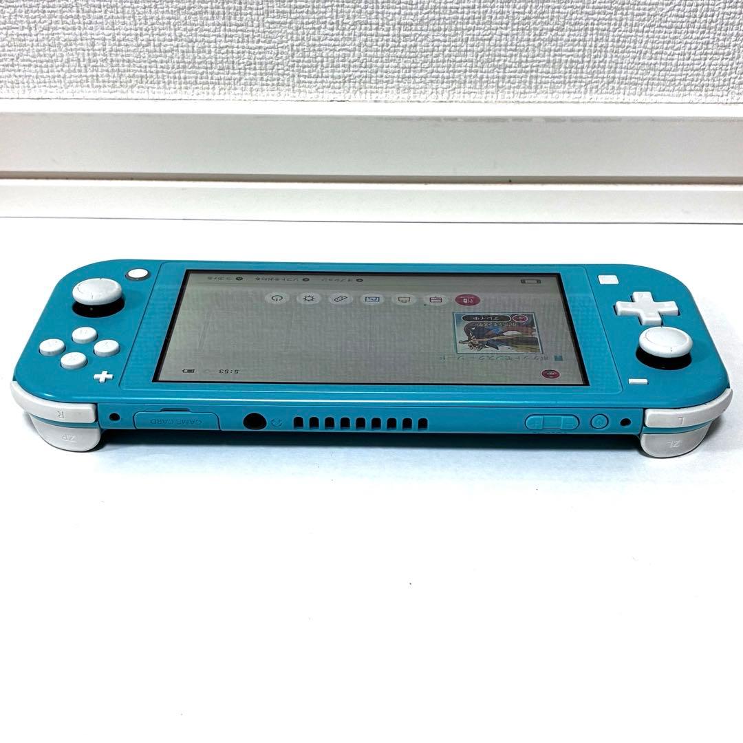 【動作品】Nintendo Switch Lite ターコイズ フィルム付き