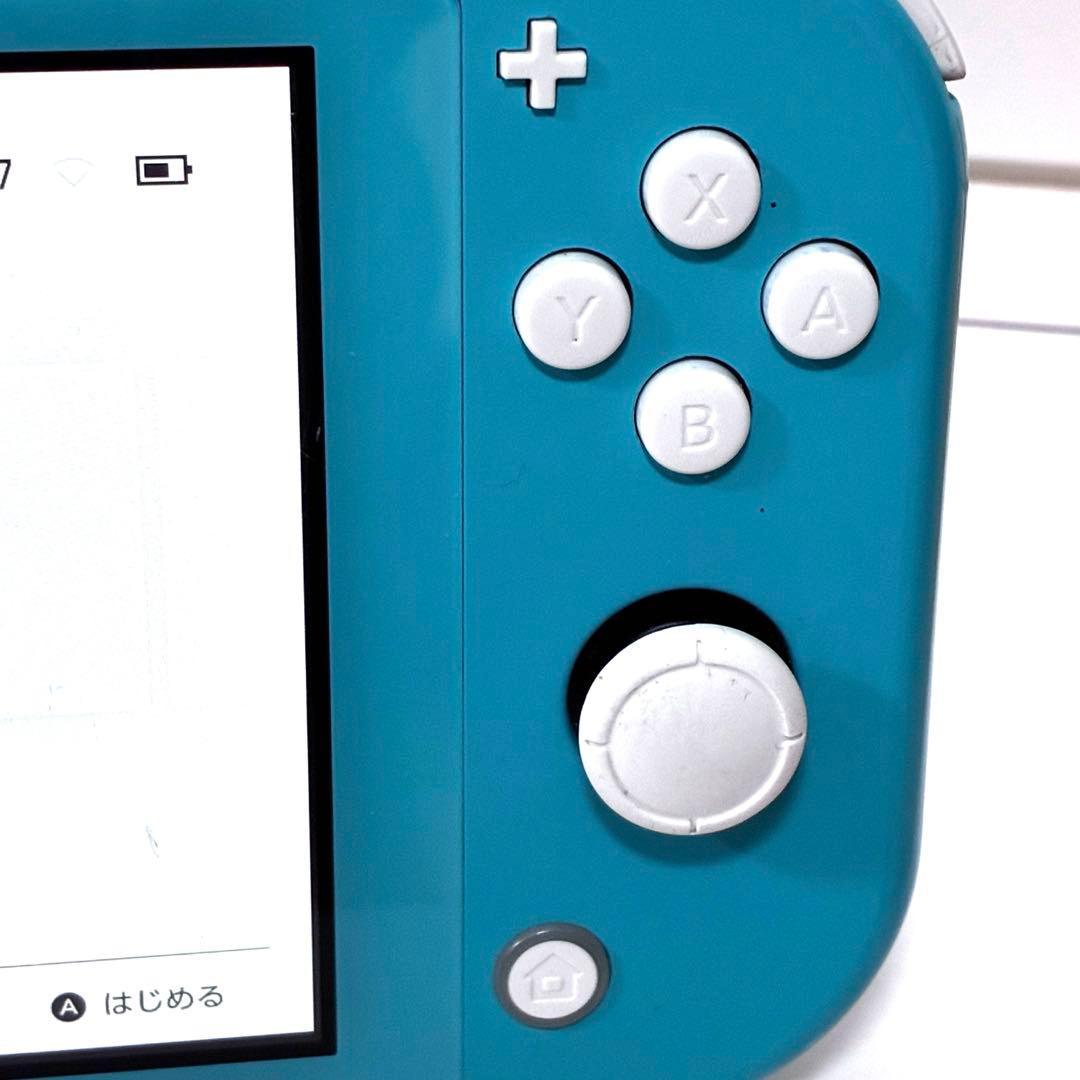 【動作品】Nintendo Switch Lite ターコイズ フィルム付き