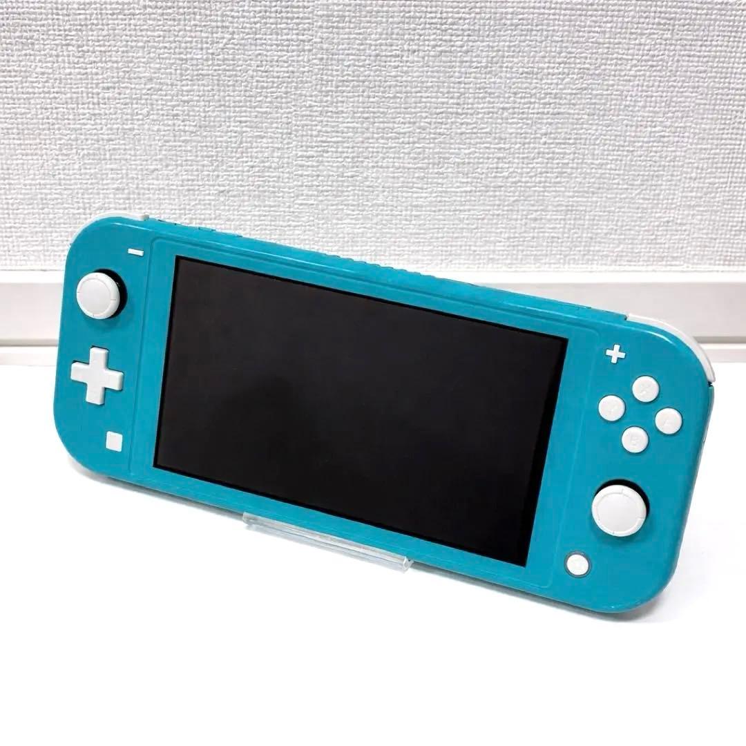 【動作品】Nintendo Switch Lite ターコイズ フィルム付き