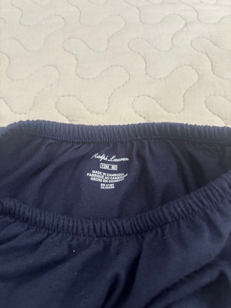 Ralph Lauren ポロベア ワンピースセット 12M ネイビー