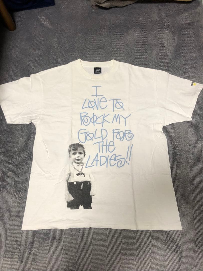 OLD STUSSYキッズフォトTシャツ stuusy rock my gold