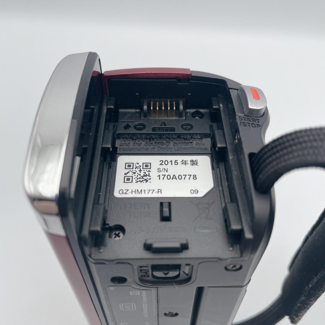 【美品】JVC ビデオカメラ Everio エブリオ GZ-HM177-R