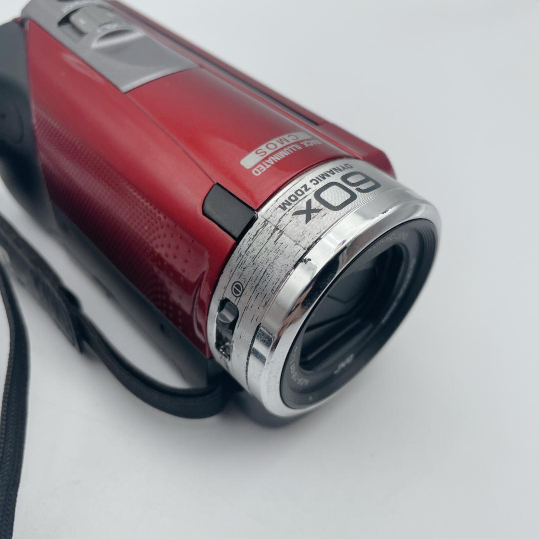 【美品】JVC ビデオカメラ Everio エブリオ GZ-HM177-R