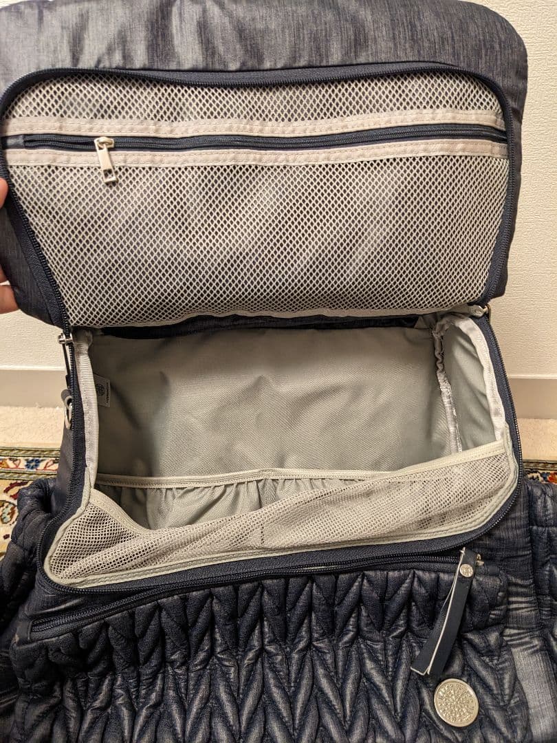 マザーズバッグ　HAPP Levy Backpack Navy