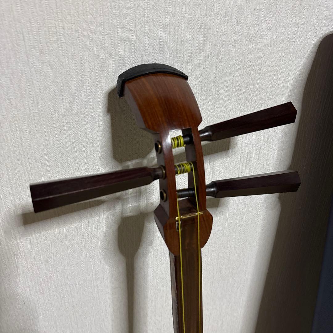 三味線　東さわり　和楽器　バチ　撥　ハードケース付き　ジャンク品