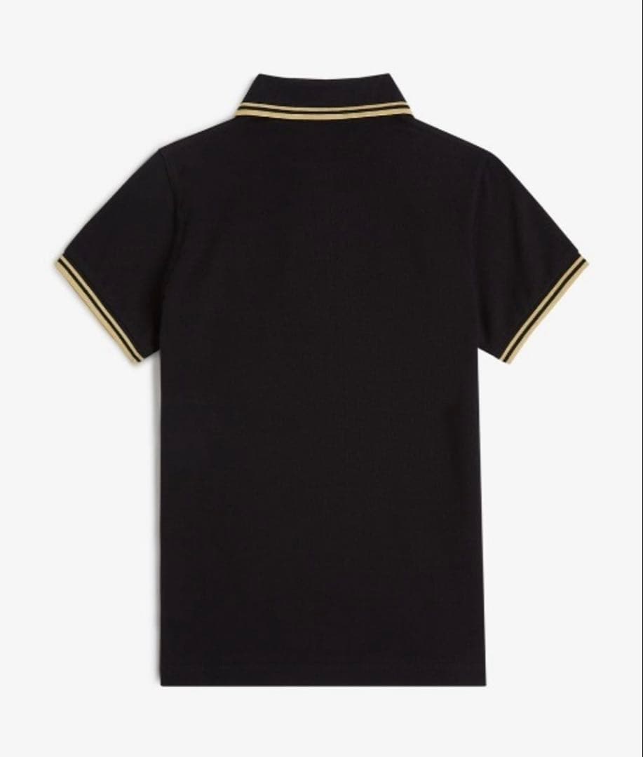 【ももも】Fred Perryフレッドペリー ポロシャツ 黒×金