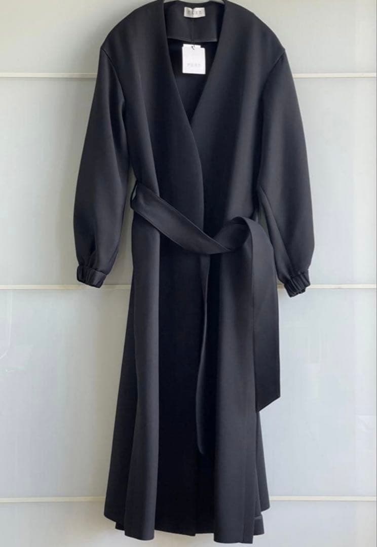 PLST プラステ ロング コート 黒 新品