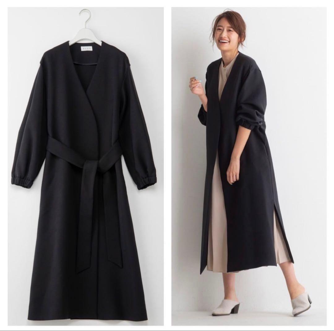PLST プラステ ロング コート 黒 新品