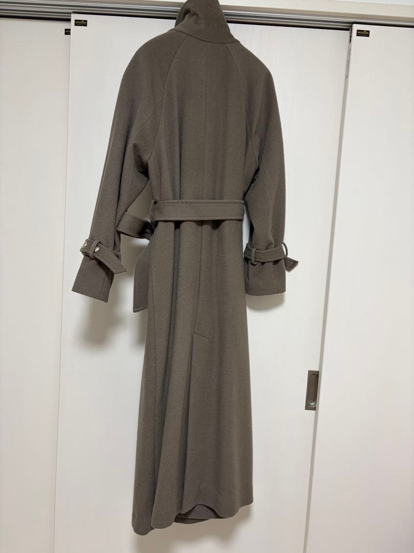 スナイデル　ウールカシミヤスタンドカラーコート　BRW 1サイズ