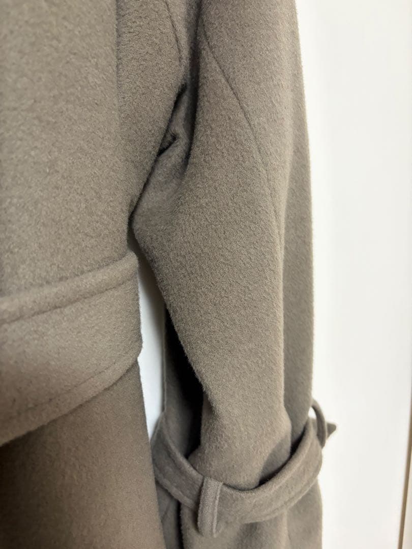スナイデル　ウールカシミヤスタンドカラーコート　BRW 1サイズ