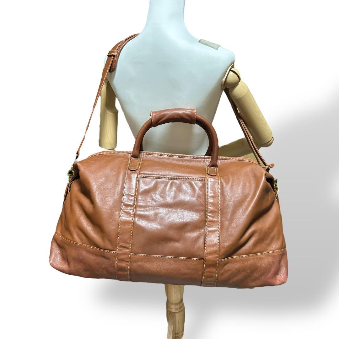 良品 Vintage COACH ボストンバッグ 2way ドイツホック 大容量