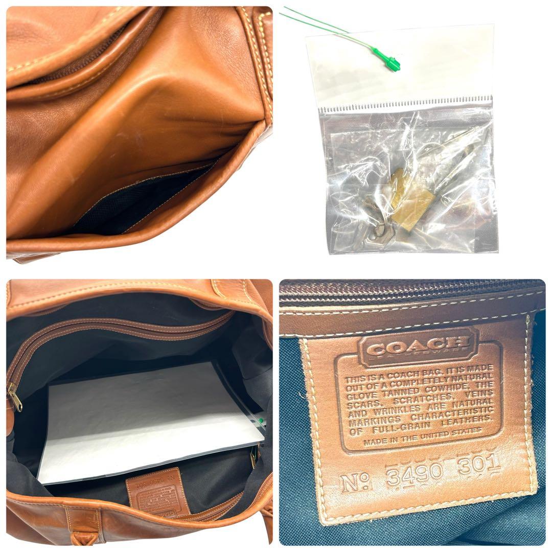 良品 Vintage COACH ボストンバッグ 2way ドイツホック 大容量