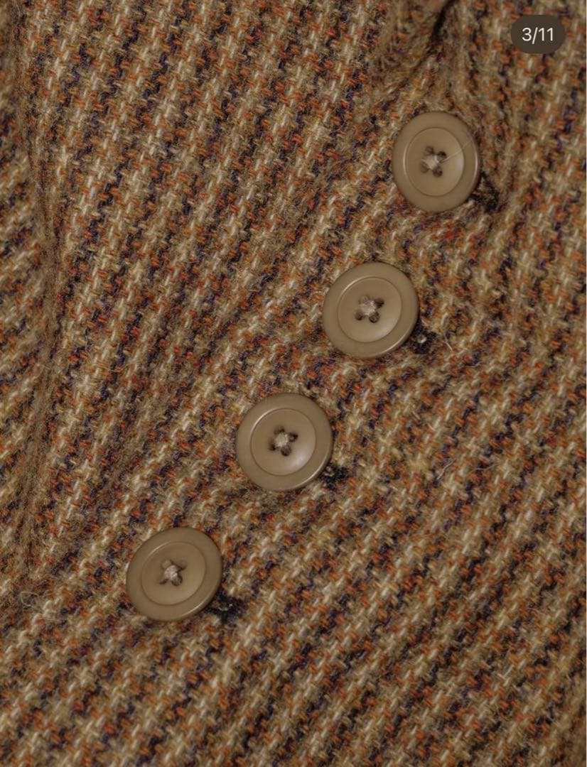 最終値下げtodayful Wool100% Check jacket［完売品］