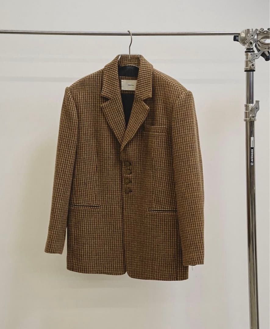 最終値下げtodayful Wool100% Check jacket［完売品］