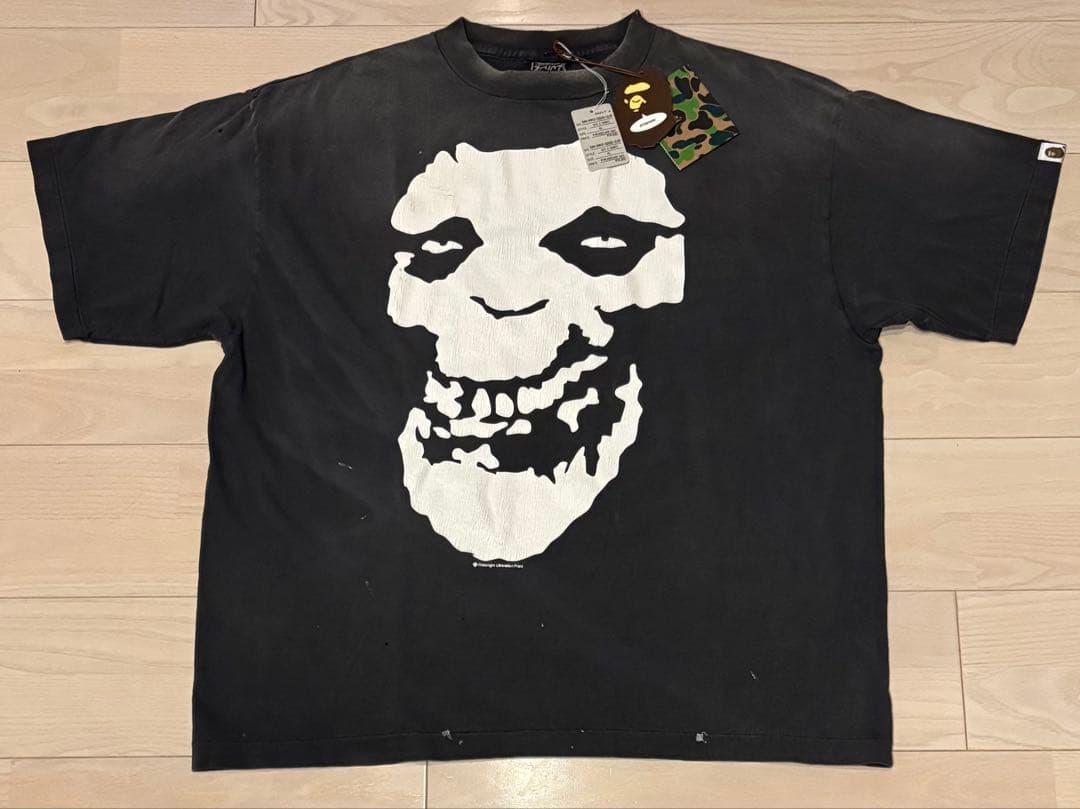 セントマイケル26SS新作APEコラボ半袖TシャツALWAYS LOVE XL