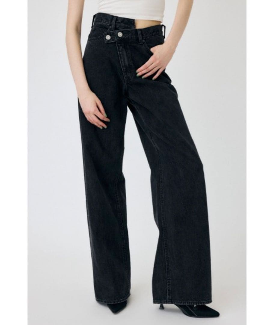 パンツ CROSS WAIST WIDE STRAIGHT
