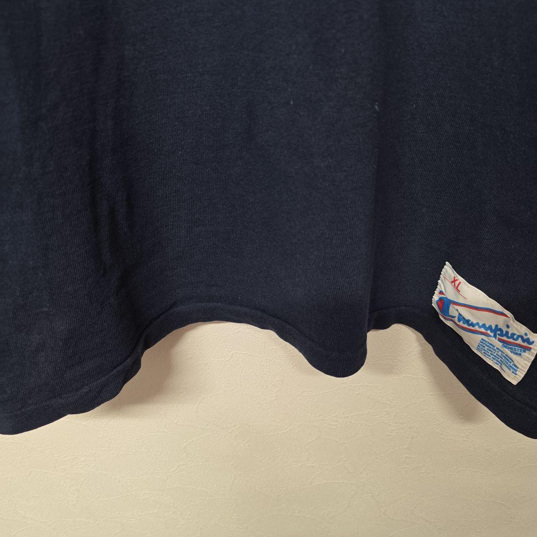80s USA製　トリコタグ　チャンピオン　フットボールTEE　ミシガン　XL