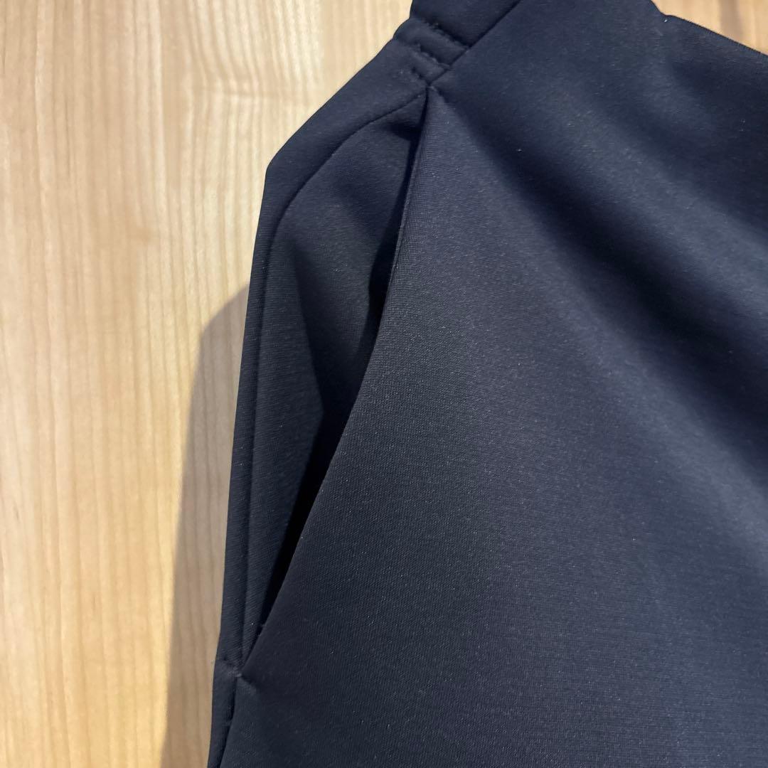 極美品 DESCENTE ネイビー 裏起毛ジャージ上下セットアップ M